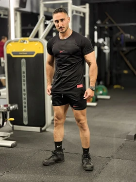 ست تیشرت و شلوارک NIKE مشکی