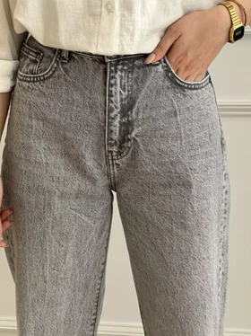 شلوار جین نیم بگ 1002297
