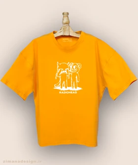 تیشرت لش مردانه و زنانه طرح رادیوهد کد 992