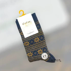 جوراب بافت طرح دار CALZE LAND