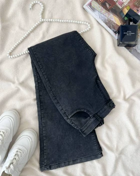 شلوار سوپر کش دمپا ذغالی کد 5105