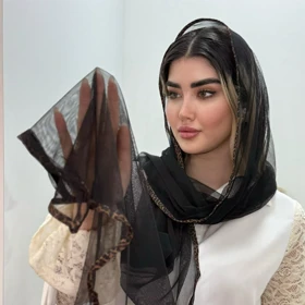 شال حاشیه پلنگی