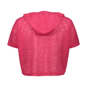 کراپ تیشرت زیپ‌دار ورزشی زنانه TS1992 SO