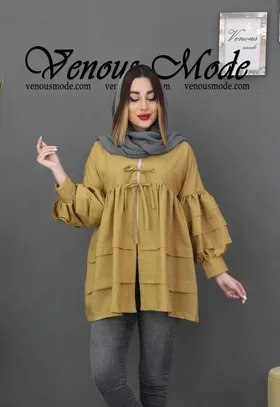 مانتو عروسکی چین‌دار