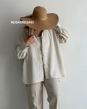 شومیز لینن نچرال