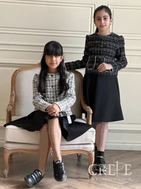 کت کراپ شنل جیب مغزی دوزی