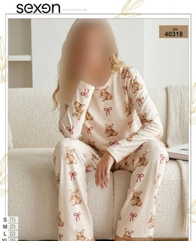 بلوز و شلوار سایز نرمال زنانه sexen کد 40318