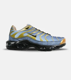 کفش کتانی مردانه و زنانه آبی طلایی NIKE AirMax Plus TN Ultra مدل 6880
