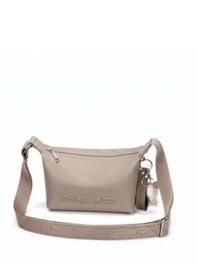 کیف دوشی زنانه دیوید جونز مدل CM7356 (قهوه‌ ای)