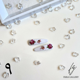 گیره تق تقی گلدوزی شده