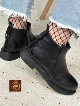 نیم بوت زنانه طبی پشت منگوله