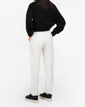 بافت کراپ زنانه یقه گرد کد L0902