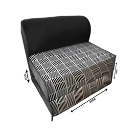 کاناپه تخت شو یک نفره حصیری مینیمال مدل M1095