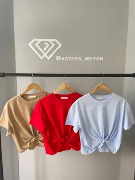 تیشرت گره‌ای فابریک