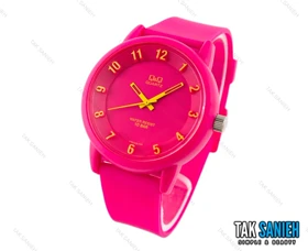 ساعت مچی عقربه ای زنانه مردانه کیو اند کیو مدل Q&amp;Q-2138-G-L