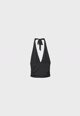 تاپ گردنی استرادیواریوس Stradivarius مدل Halterneck with gathered bow