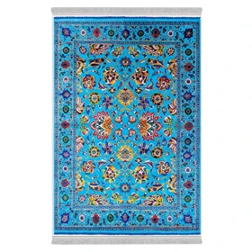 فرشینه از جنس پارچه هازان مخمل ترک طرح سنتی و مدرن برند دفه کد DAMG717