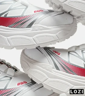 کفش بچه گانه سفید قرمز سالامون Salomon XT street