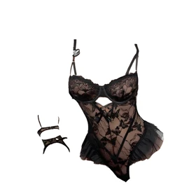 بادی فانتزی فنردار مشکی برند سولین کد 1127