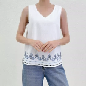 تاپ لینن حلقه‌ای