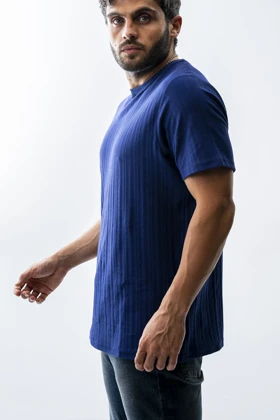 تیشرت بیسیک ژاکارد مردانه