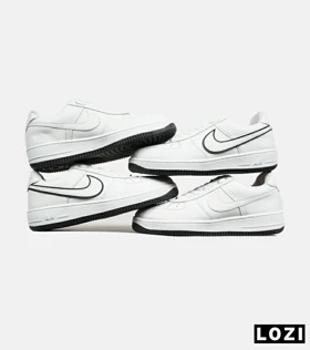 کفش کتانی بزرگ پا سفید مشکی NIKE AIR FORCE