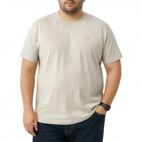 تیشرت آستین کوتاه سایز بزرگ مردانه تن کوک مدل 26518429