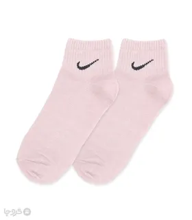 جوراب مچی کش انگلیسی طرح Nike طیف صورتی