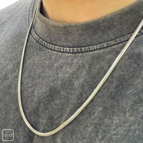 گردنبند نقره مردانه ماری کد 0251237