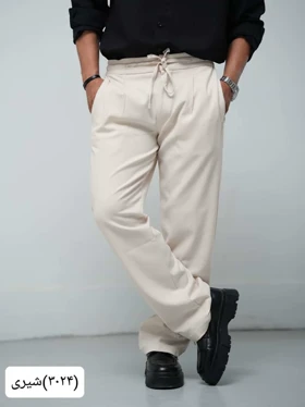 شلوار مردانه نیم بگ کمرایتالیایی3024