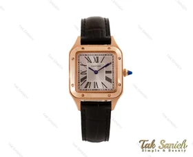 ساعت کارتیر سانتوس دومونت زنانه رزگلد Cartier-3664-L