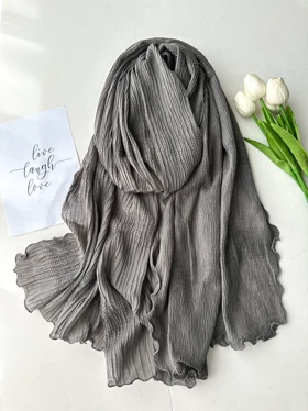 شال پلیسه زیپی