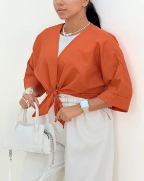 شومیز گره مارال(50)کد:5526