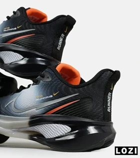 کفش کتانی مردانه و زنانه سفید نوک مدادی NIKE RUNNING PRO