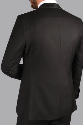 کت و شلوار با ژیله و پاپیون مجلسی 100060