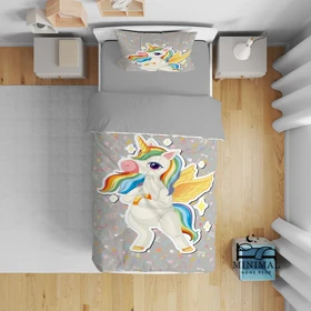 روتختی کودک طرح اسب تک شاخ مدل T4908