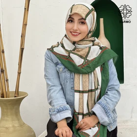 روسری نخ پنبه مشبک