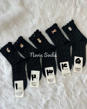 جوراب نیم ساق گلدوزی خرگوشی