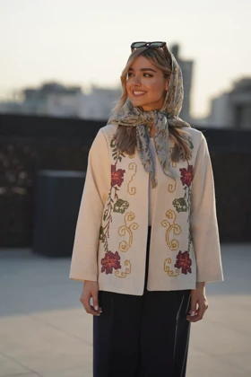 کت”صبا” رنگ کرم