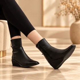 بوت زنانه لژدار مدل آوین _ کد 2200