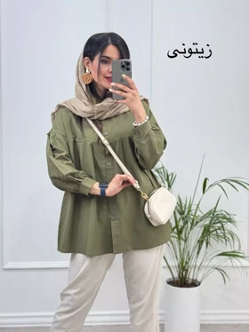 مانتو شومیزی ناز ( دارای ایراد جزئی )