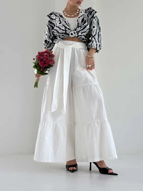 شلوار دامنی گت دار