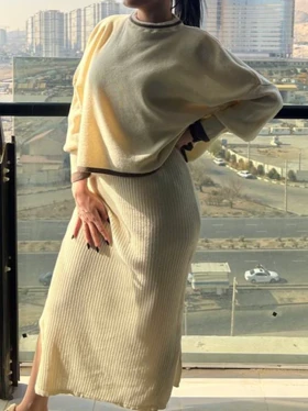 ست رویه و پیراهن بافت 7702