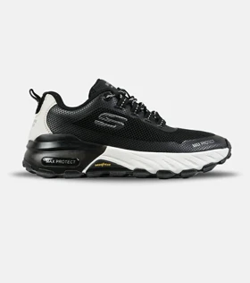 کفش کتانی طبی ورزشی مشکی سفید SKECHERS max protect مدل 7565