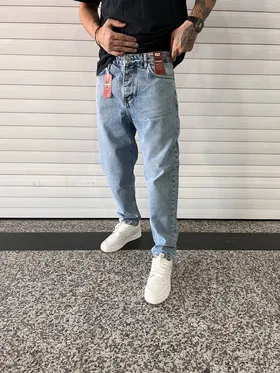 مام فیت آبی ساده Levis