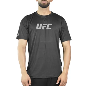 تیشرت ورزشی مردانه یو اف سی مدل HS-370 مشکی