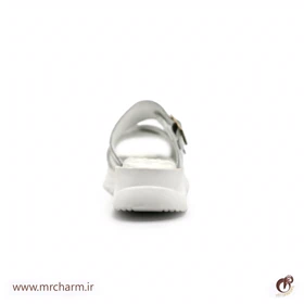 صندل سفید تمام چرم زنانه mrc2117-01