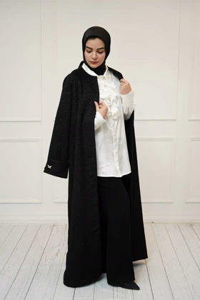 شومیز ژاکارد سفید نلین