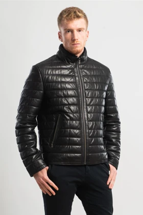 کت و کاپشن مردانه new-venture-gian-ferre-solid-leather