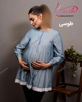 تونیک بارداری کتان نخ دنیم